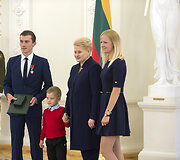 Apdovanojimų ceremonija.
