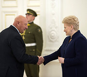 Apdovanojimų ceremonija.