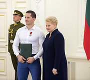 Apdovanojimų ceremonija.