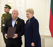 Aurimas Didžbalis ir Dalia Grybauskaitė