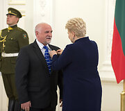 Apdovanojimų ceremonija.