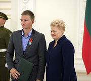 Apdovanojimų ceremonija.