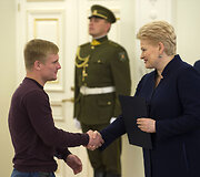 Evaldas Petrauskas ir Dalia Grybauskaitė