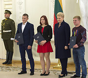 Apdovanojimų ceremonija.