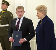 Edgaras Venckaitis ir Dalia Grybauskaitė