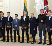Apdovanojimų ceremonija.