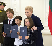 Apdovanojimų ceremonija.