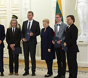 Apdovanojimų ceremonija.