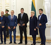 Apdovanojimų ceremonija.