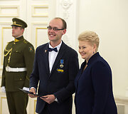 Apdovanojimų ceremonija.