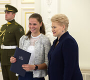 Apdovanojimų ceremonija.