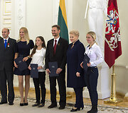 Apdovanojimų ceremonija.