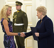 Apdovanojimų ceremonija.