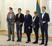 Apdovanojimų ceremonija.