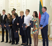 Apdovanojimų ceremonija.