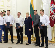Apdovanojimų ceremonija.