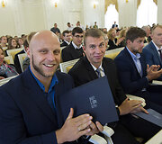 Apdovanojimų ceremonija.