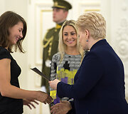 Apdovanojimų ceremonija.