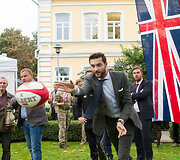 Regbio renginys britų ambasadoje