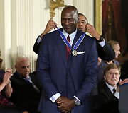 Michaelas Jordanas ir Barackas Obama
