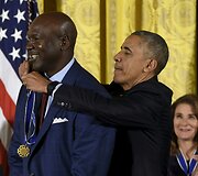 Michaelas Jordanas ir Barackas Obama