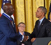 Michaelas Jordanas ir Barackas Obama