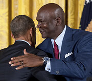 Michaelas Jordanas ir Barackas Obama