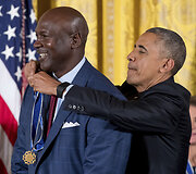 Michaelas Jordanas ir Barackas Obama