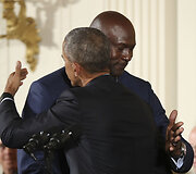 Michaelas Jordanas ir Barackas Obama