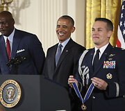 Michaelas Jordanas ir Barackas Obama