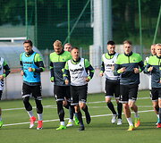 Lietuvos futbolo rinktinės treniruotė