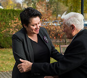 Daina Gudzinevičiūtė ir Valdas Adamkus