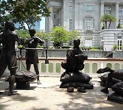 Statulos Singapūro parke