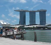 Marine Bay Sands kompleksas su meno ir mokslo centru