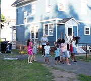 Penkiametės gimtadienio vakarėlyje