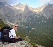 Vaizdas į Žaliąjį ežerą i&scaron; vir&scaron;aus