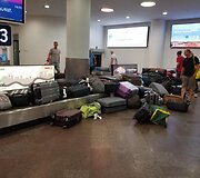 Lagaminai Vilniaus oro uoste