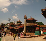 Durbaras - centrinė Katmandu aik&scaron;tė