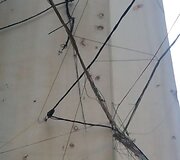 Kulkų žymės ant Beiruto pastatų