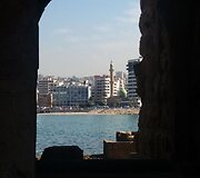 Saida &ndash; vaizdas i&scaron; kryžiuočių pilies į miestą