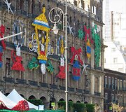 Meksiko miestas ruo&scaron;iasi Kalėdoms