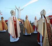 Jėzaus Kristaus statula Svebodzine