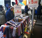 Itali&scaron;kų kaklarai&scaron;čių &scaron;pardavimas Fauch&eacute; turguje