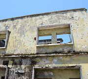 Apgriauti namai Huambo mieste