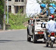 JT pajėgos Gomos gatvėse