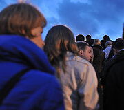 Keleiviai lipa į skrydį Vilnius-Bergamas. VNO, 2011