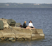 Neįprastai kar&scaron;tas pavasaris Novosibirske