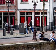Amsterdamo Raudonųjų žibintų kvartalas po pandemijos