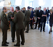 Ceremonija Lietuvos kariuomenės Sausumos pajėgų &scaron;tabe Vilniuje