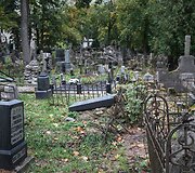 Ankstesnių audrų padariniai Bernardinų kapinėse